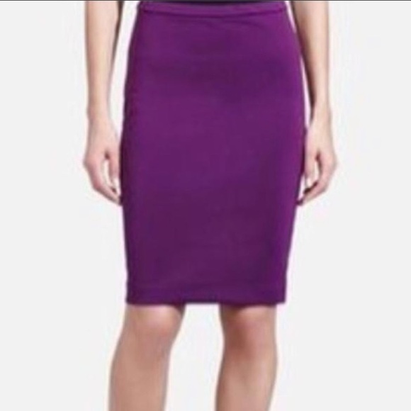 The Limited High Waist‎ Pencil Skirt purple gold zipper career or casual size 2 - Picture 1 of 11